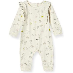 Pehr Organic Baby Girls' Ruffle Romper - Size 3-6M